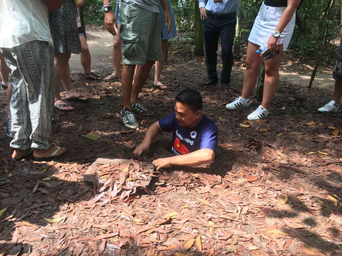 Saya lagi mencoba bersembunyi. (Foto: dok pribadi)