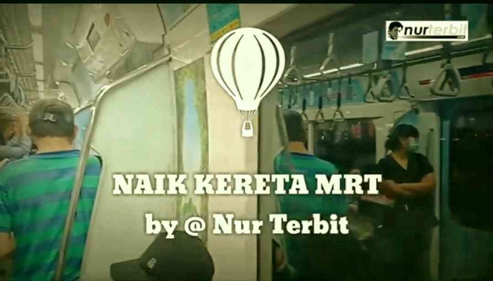Kereta MRT, foto thumbnail channel Youtube Nur Terbit.