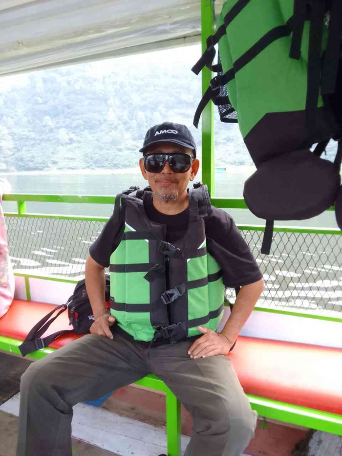 Yuk naik perahu keliling telaga Menjer(dokpri)