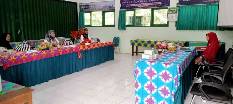 Fasilitator ASOd dari SMP 2 Sewon yang bertugas di MTsN 1 Bantul (dok pribadi)