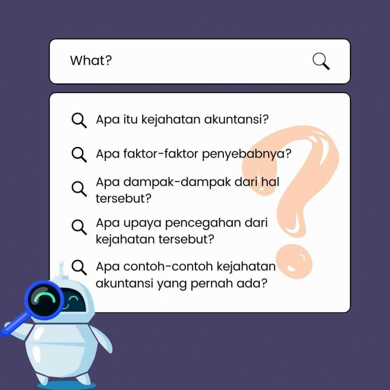 Sekilas tentang Kejahatan Akuntansi | Gambar: HIKMAH FITRI ASHARI