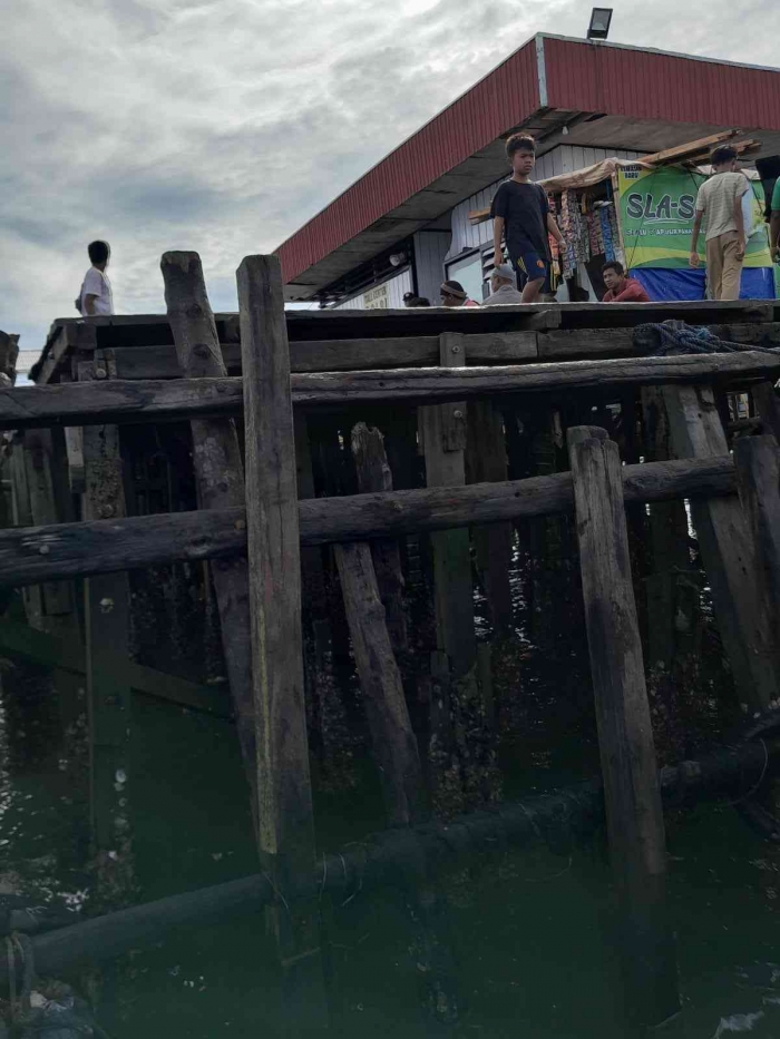 Air laut surut dalam (dokpri)