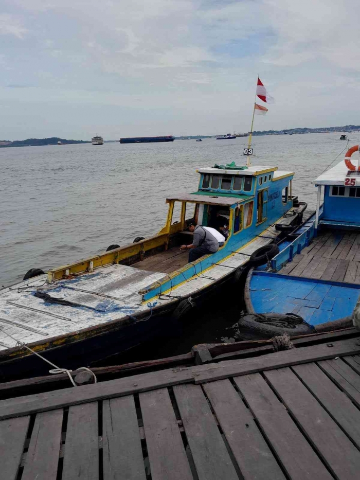 Air laut pasang normal (dokpri)