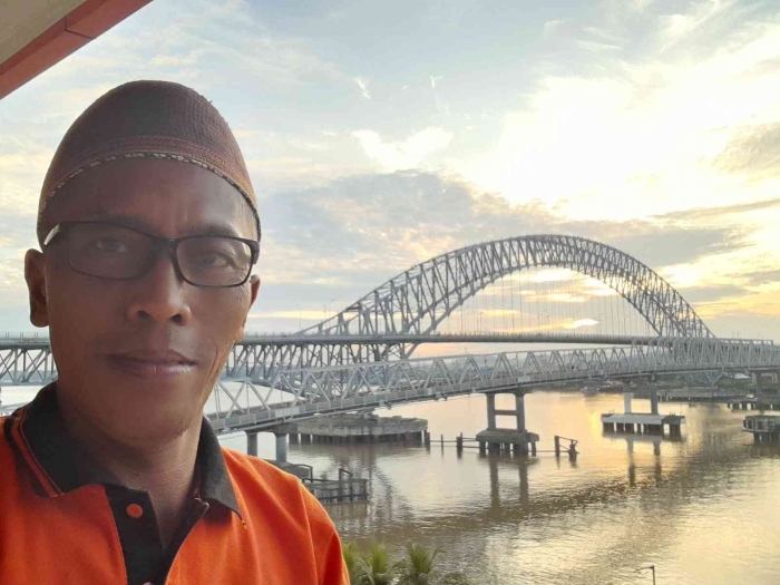 Pagi hari mirip suasana senja (dokpri)