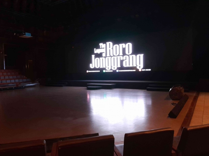 Tempat pentas sendratari Roro Jonggrang (dokpri)