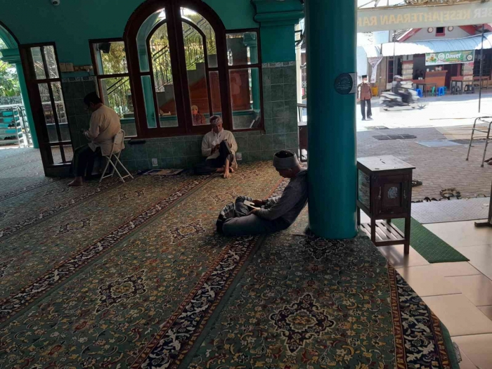 Sisi bagian belakang masjid Jogokariyan (dokpri)