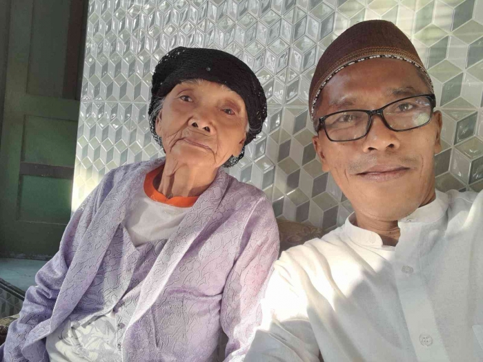 Bertemu ibu sebentar (dokpri)