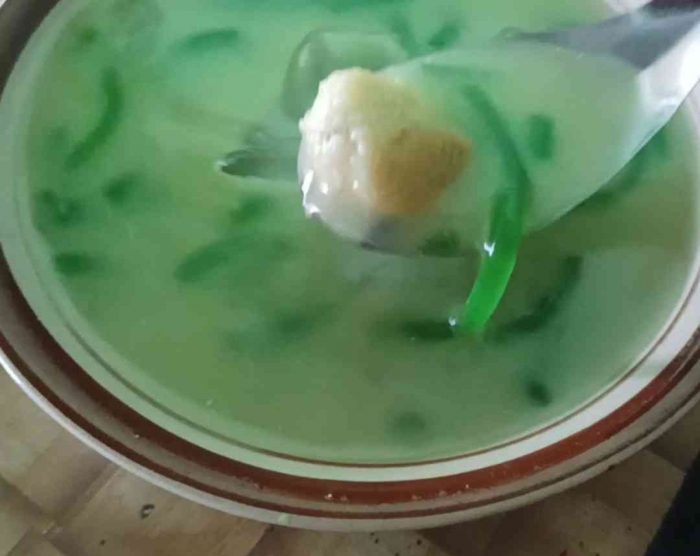 Dawet dengan isian kolak pisang (dokpri)