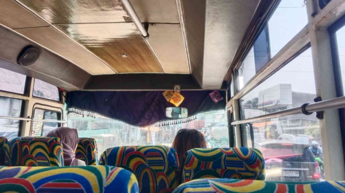 Penumpang yang kian sepi. (Dokumentasi pribadi)