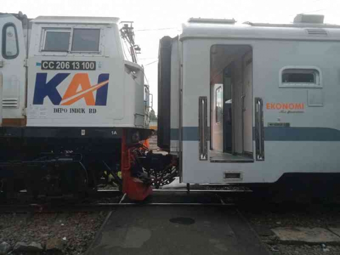 Siap pengecekan rem. | Dokumen pribadi