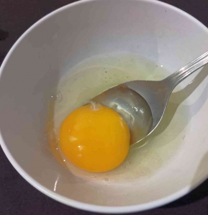 Kocok 1 butir telur (dokpri)