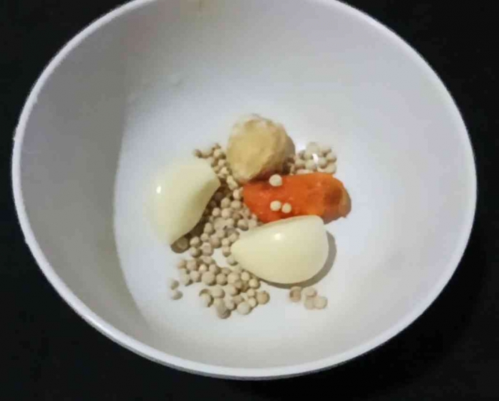 Bumbu dihaluskan plus garam (dokpri)