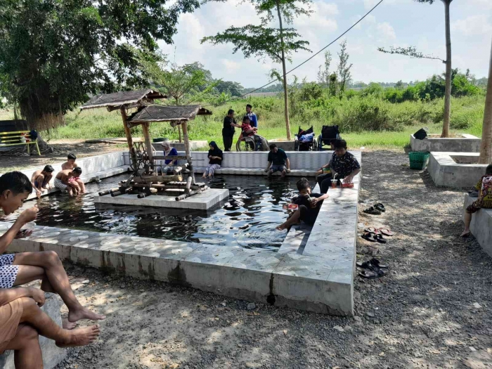 Kolam terapi ikan (dokpri)