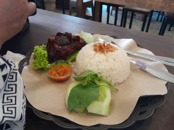 Nasi ayam bakar Rp 20K(dokpri)
