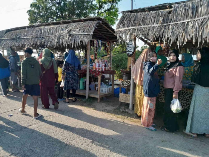 Sejak pagi pengunjung sudah ramai (dokpri)