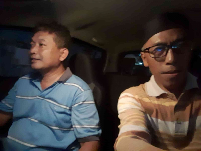 Naik mobil Rp 5.000 ke Stasiun Klaten (dokpri)