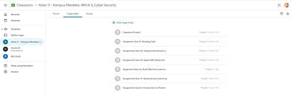 Pengumpulan Tugas di Hacktiv8. Sumber: Dokumen Pribadi
