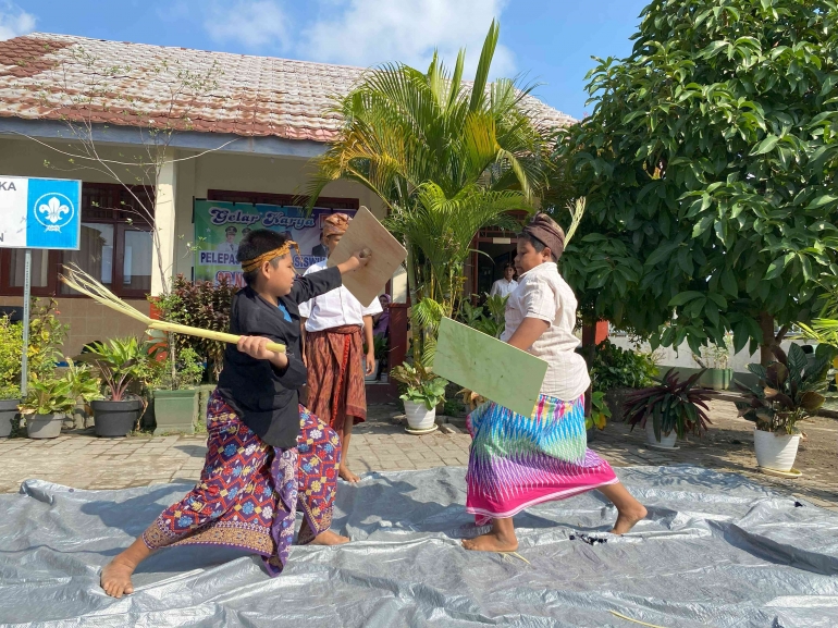 Permainan Peresean adat sasak/dokpri