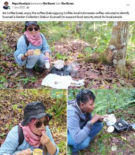 sumber gambar : dokumentasi pribadi (penumbukan manual biji kopi)Â