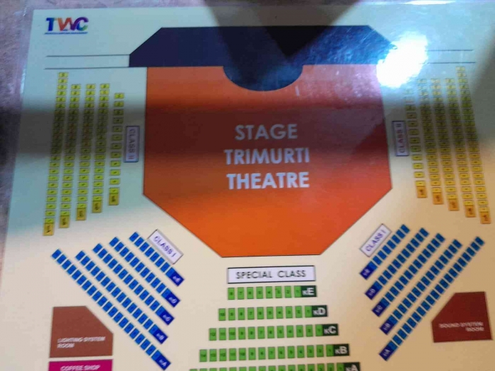 Denah tempat duduk penonton (dokpri)