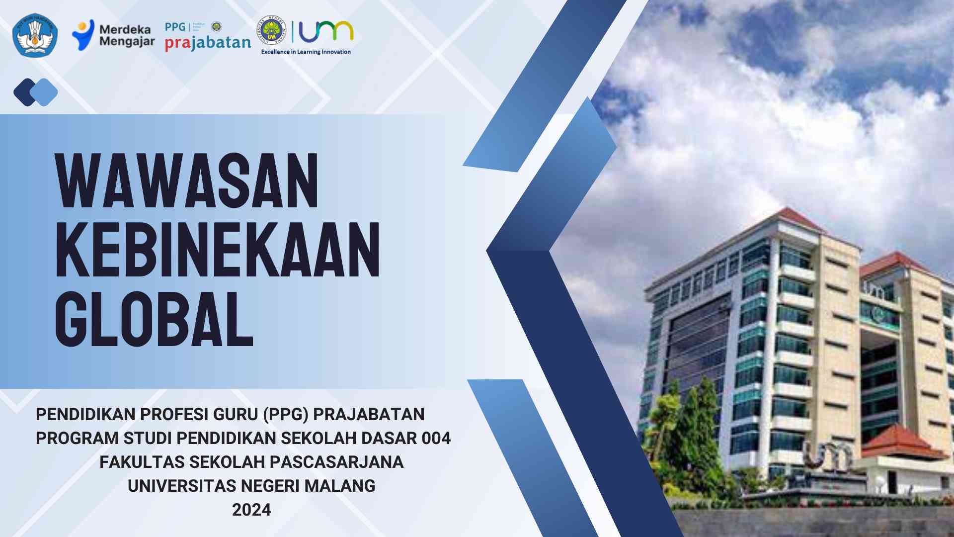 Wawasan Kebinekaan Global (WKG) PPG Prajabatan Gelombang 1 2024 Program ...