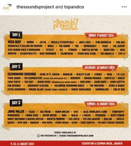 The Sound Project Vol 7 2024 Digelar Awal Agustus, Hampir 100 Musisi ...