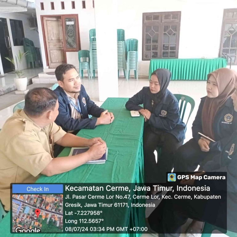 Diskusi Mahasiswa KKN dengan Ketua LPPM dan BAPPEDA/dokpri