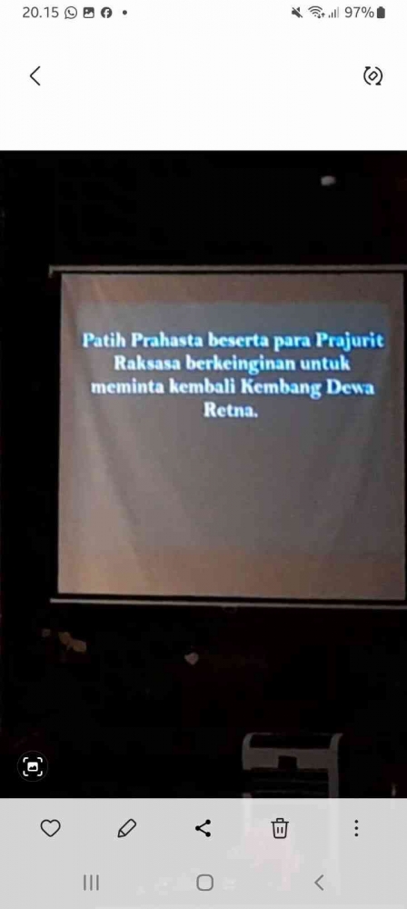 Tangkapan layar deskripsi cerita (dokpri)