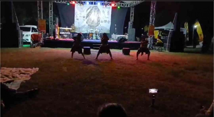 Tari selamat datang pada acara Festival Camp dan Budaya Grebeg Suro Ponorogo 2024(dokpri)