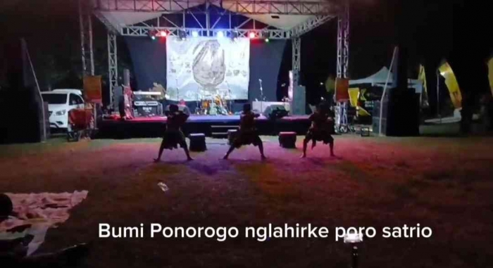 Tari selamat datang babad Tanah Ponorogo (dokpri)