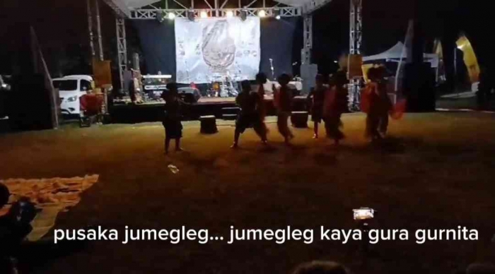 Tari selamat datang babad Tanah Ponorogo (dokpri)