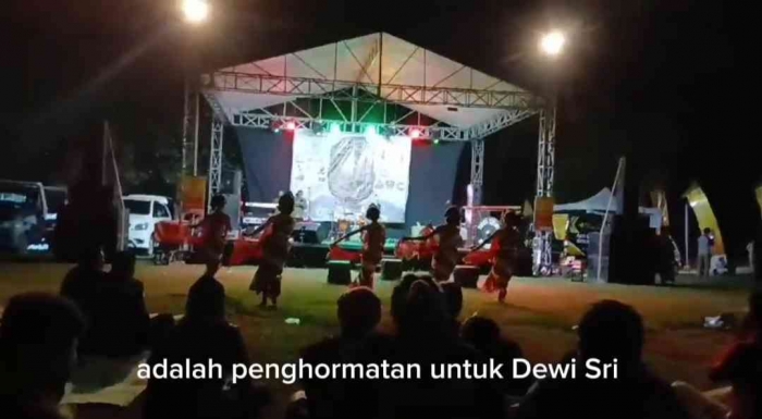 Tari gambyong adalah penghormatan untuk Dewi Sri, Dewi Padi(dokpri)