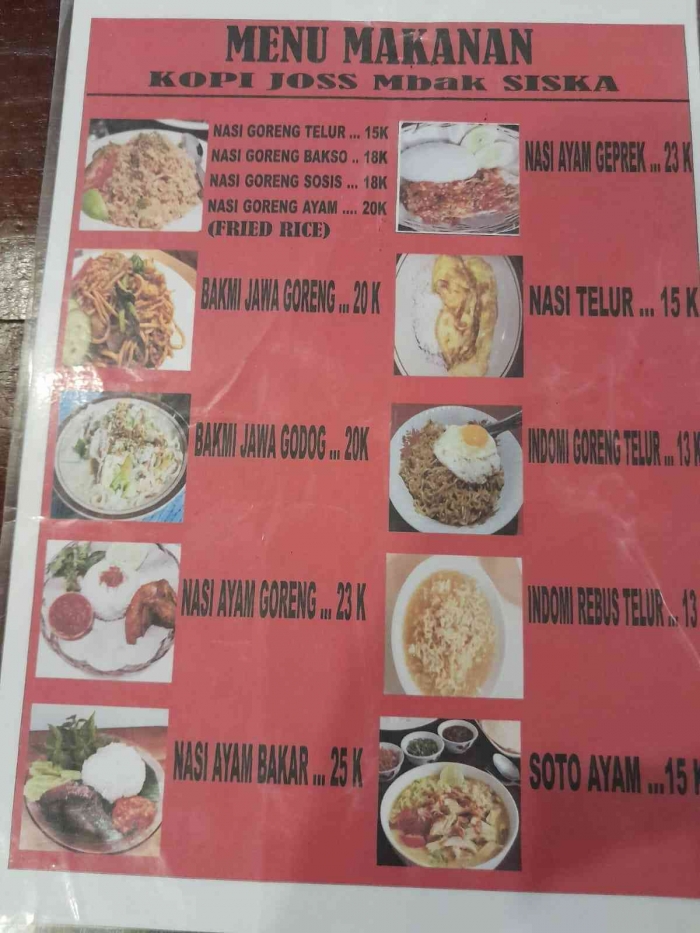 Menu makanan (dokpri)