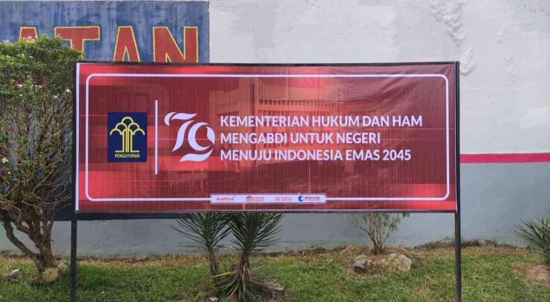 Lapas Sekayu Pasang Banner, Semarakkan HUT RI Dan Hari Pengayoman Ke-79 ...