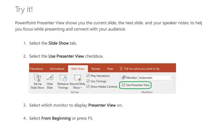 Presenter View Example Presenter View pada Applikasi Power Point - Kompasiana.com