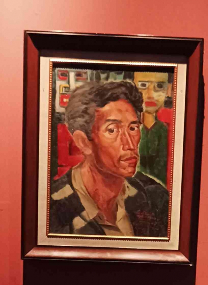 Salah satu lukisan di museum seni Indonesia, Kota tua Jakarta (dokpri)