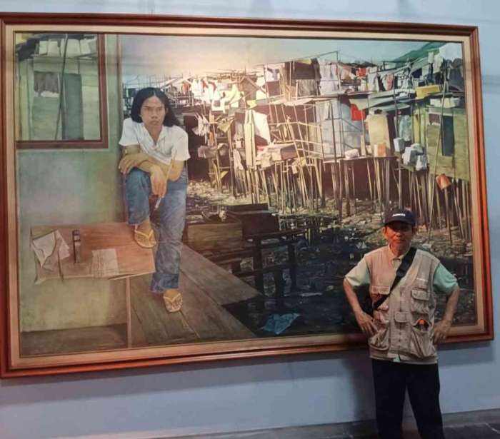 Salah satu lukisan Musium art gallery di kompleks Kota tua Jakarta (dokpri)