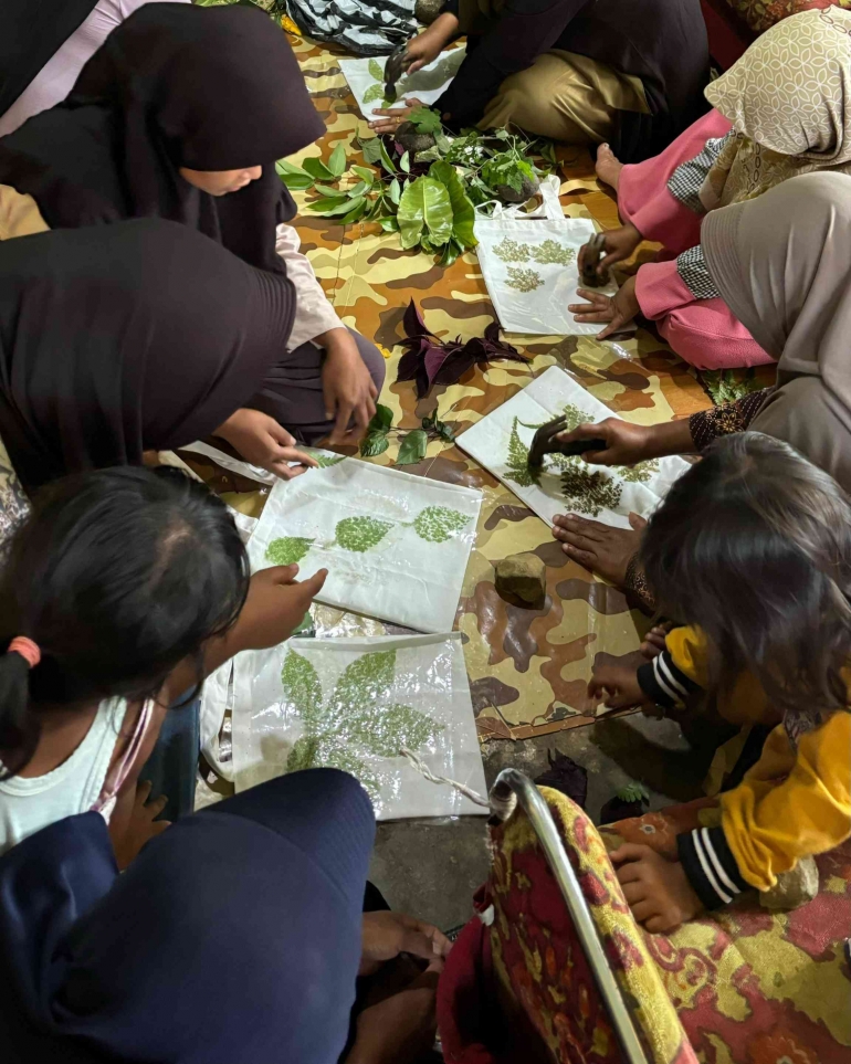 Proses Pembuatan Ekoprint/dokpri