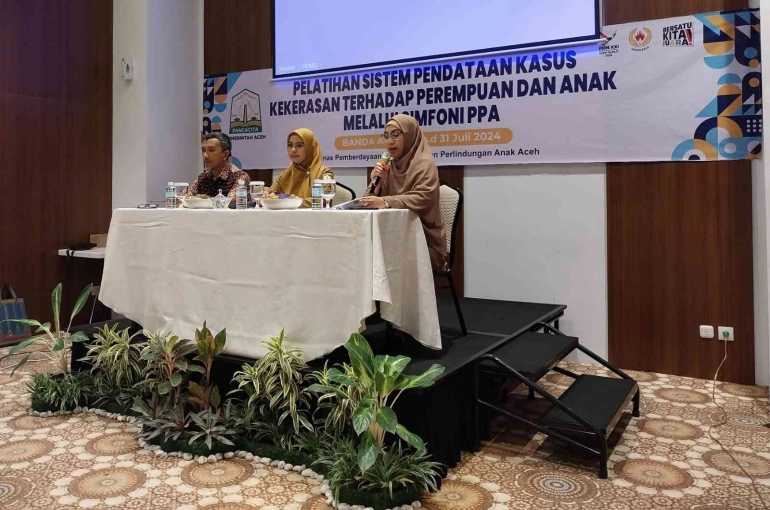 Ibu Tiara Sutari AR, S.STP, M.M dalam laporan panitia-nya (dokumentasi pribadi)