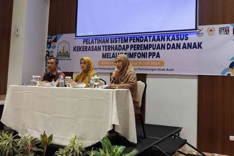 Ibu Tiara Sutari AR, S.STP, M.M menjelaskan maksud dan tujuan dilaksanakannya kegiatan (dokumentasi pribadi).