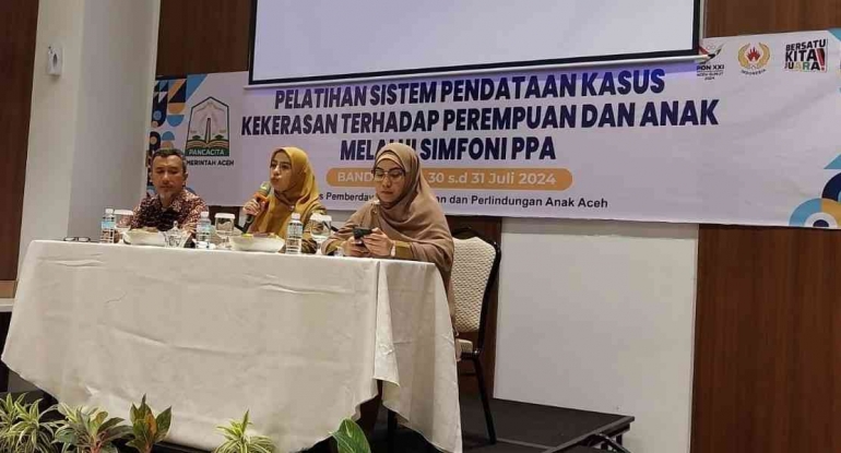 Ibu Meutia Juliana, S.STP, M.Si mengungkapkan peran fungsinya data Simfoni dalam pemerintahan (dokumentasi pribadi).