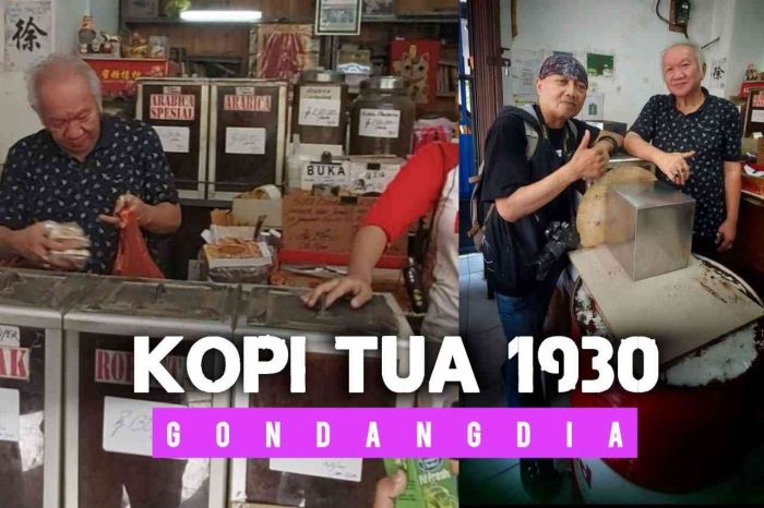 Toko Kopi Tua 1930 di Gondangdia, Jakarta Pusat. Dokumen Pribadi