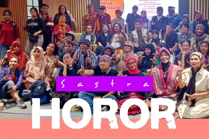 Acara diskusi Sastra Horor, pada Jumat 26 Juli 2024 di Taman Ismail Marzuki (TIM)  Jakarta. Foto dokumen Litkom.