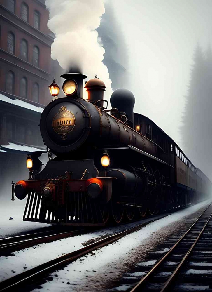 (Ilustrasi Kereta Api Vivek Ekspress di India, sumber: Pixabay)