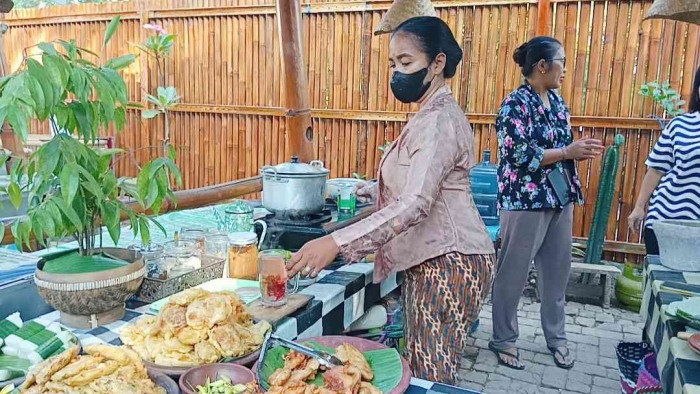 Salah satu spot Instagramable di pasar Pundensari (Dokumentasi pribadi)