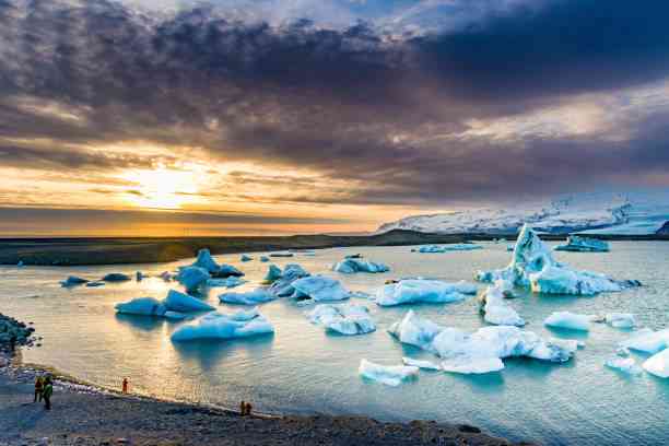 (Danau Jokulsarlon lslandia, sumber: iStock)