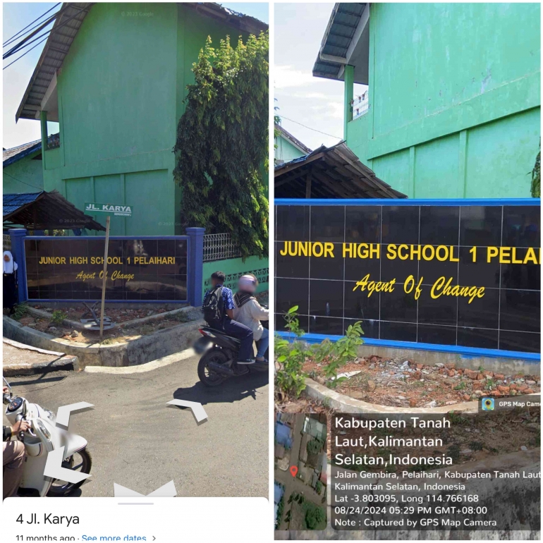 Google Maps Dan Aplikasi Geotagging/Tangkapan layar pribadi