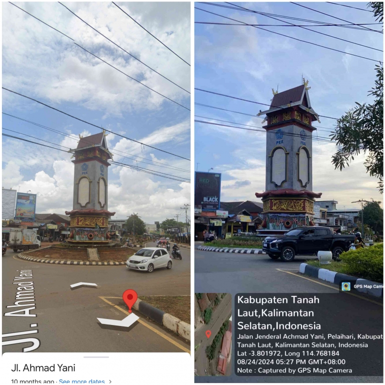 Google Maps Dan Aplikasi Geotagging/Tangkapan layar pribadi