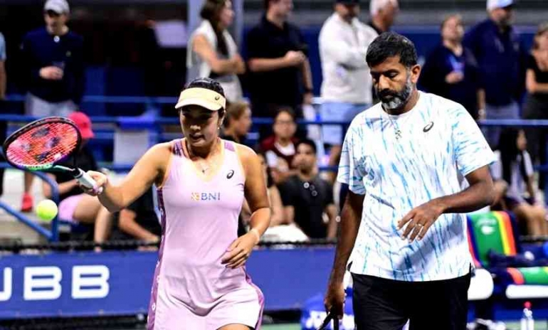 Dan Rohan Aldila Sutjiadi dan Rohan Bopanna Jumpa Juara Olimpiade di Babak Kedua ...