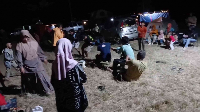 Semangat...tarik Pah...(dokpri)